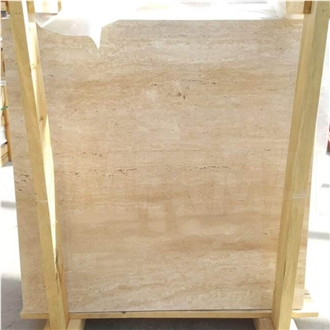Classic Vein Cut Resin Filled Travertine Slab