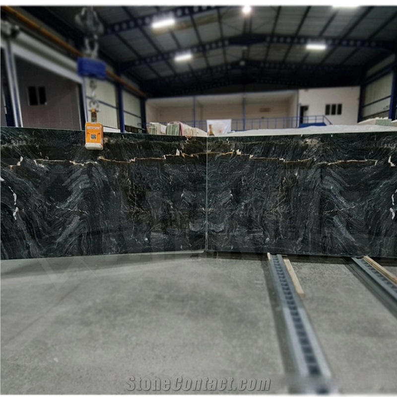 Golden River Marble Slab