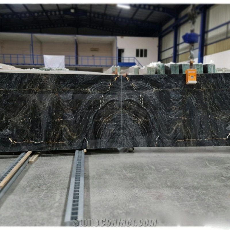Golden River Marble Slab