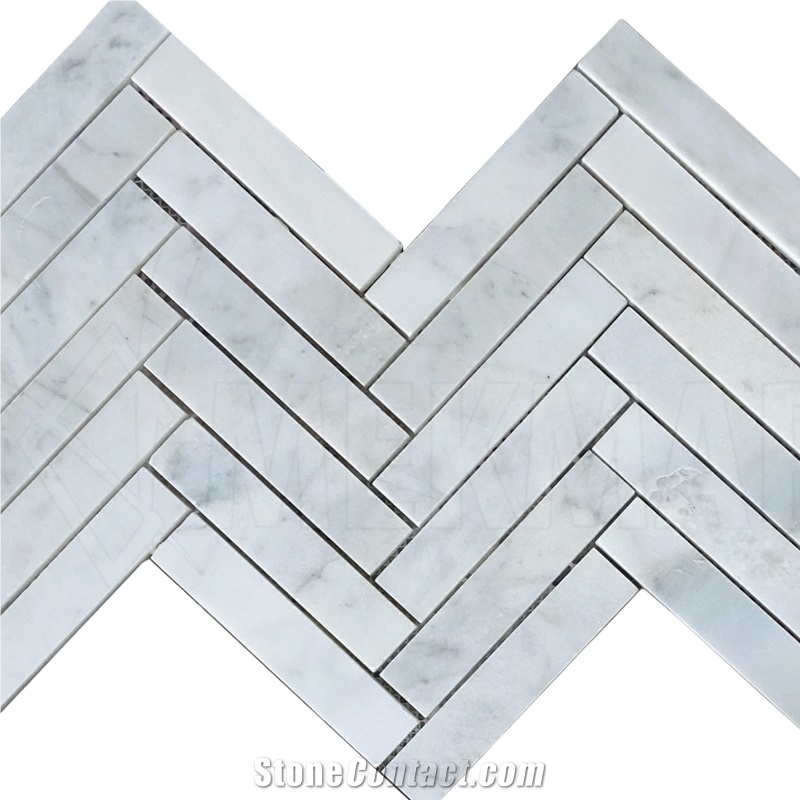 Herringbone Model Marble Mosaic Mp-W-H315 Mosaic Tiles