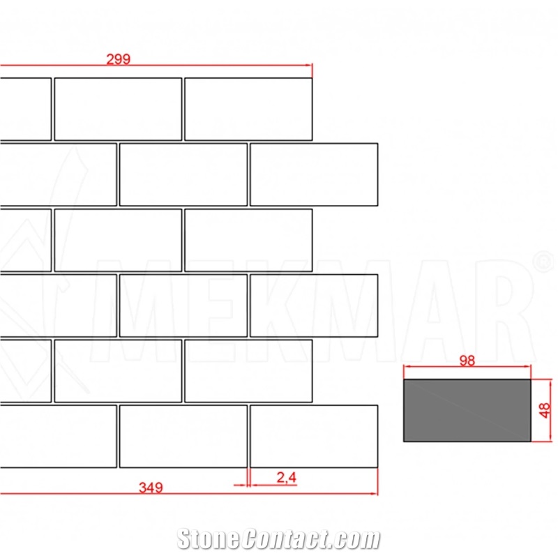 Marble Mosaic Mp-W-51