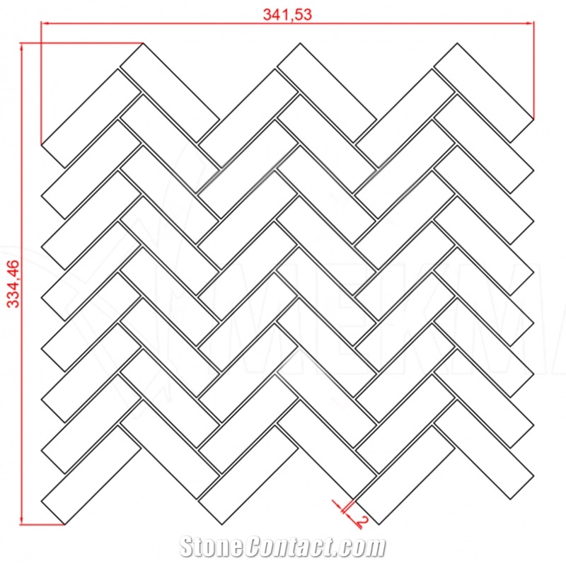 Marble Mosaic Mp-W-H27  Mosaic Tiles