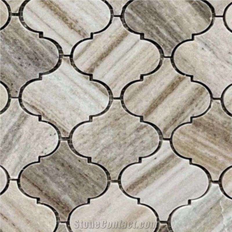 Palissandro Marble Lantern Mosaic MP-PS-LN  Mosaic Tiles