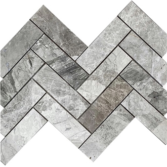 Puffin Grey Marble Mosaic Mp-G-H515