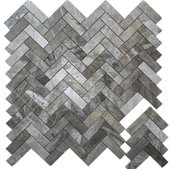 Puffin Grey Marble Mosaic Mp-G-H515