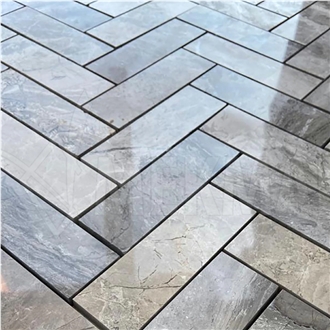 Puffin Grey Marble Mosaic Mp-G-H515