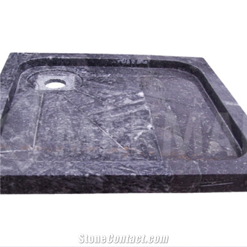 Shower Tray Model 70 Black Marble Shower Trays
