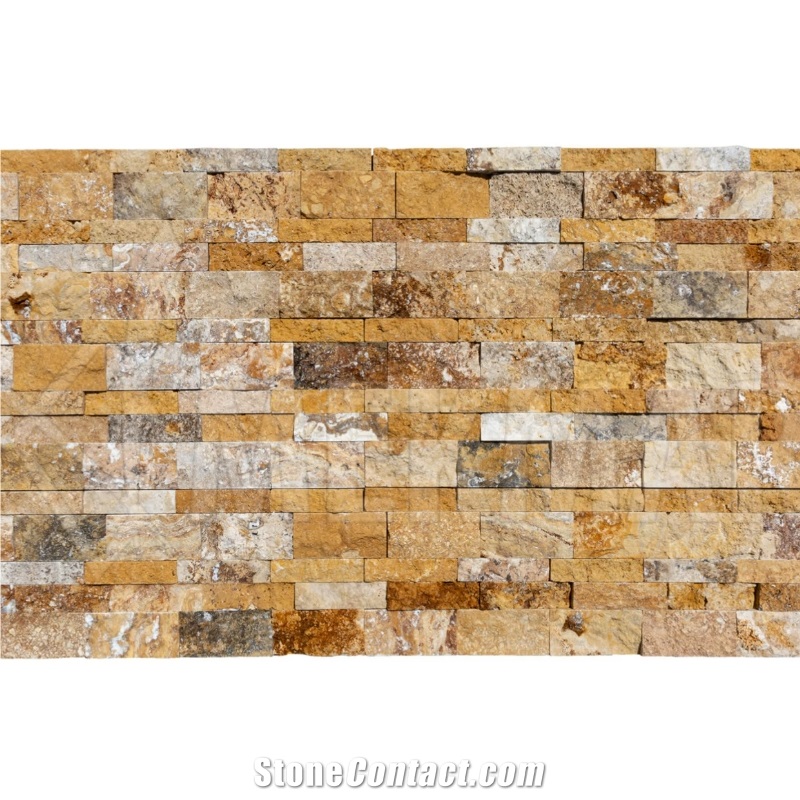 Splitface Travertine Mosaic Ts-Y-Pz15