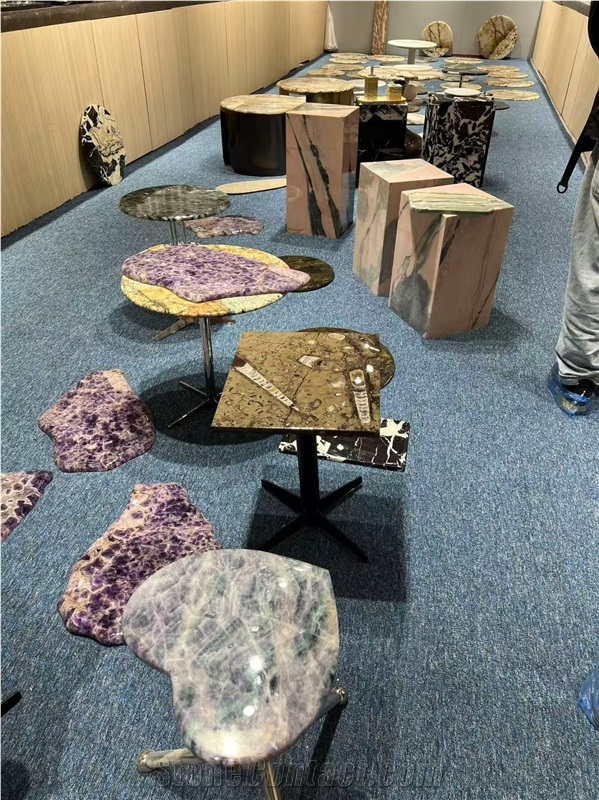 Exquisite Colorful Marble Chair Good Quality Good Price