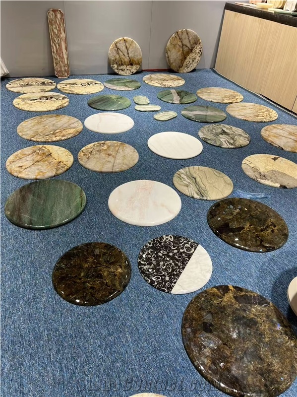 Hot Sale Exquisite Colorful Marble Handicraft Tray
