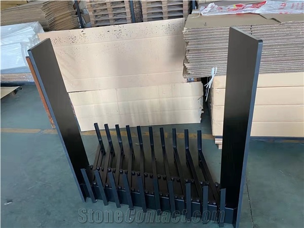 Ceramic Tile Metal Sliding Display Rack/Stand Black