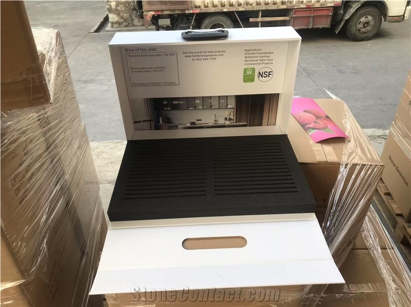 Display Board  Suitcase- Display Stone -Granite-Cardboard