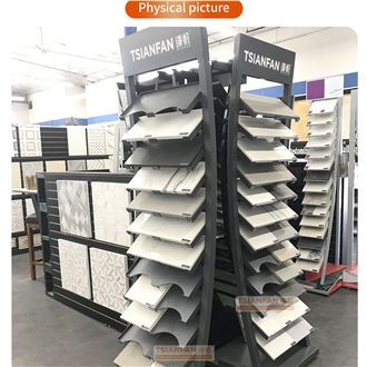 Quartz Stone Glass Stone Sample Display Stand Stone