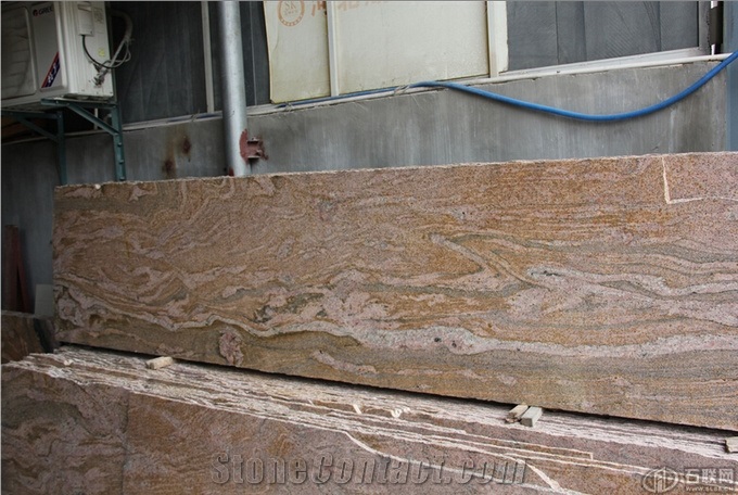 California Red Dragon Granite Floor Tile