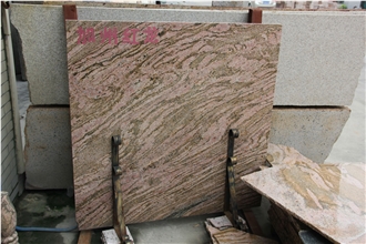 California Red Dragon Granite Floor Tile