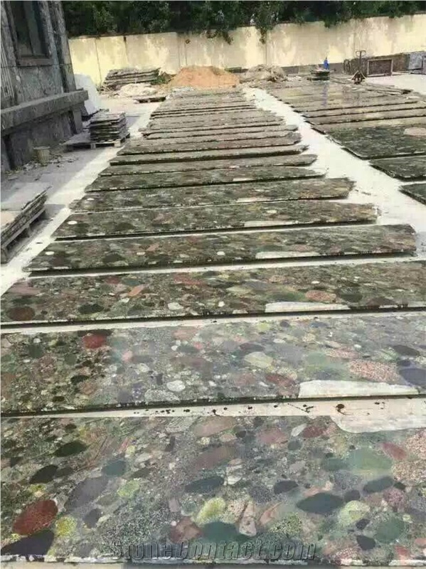 China Seven Colour Granite Stone Slabs