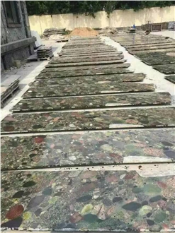China Seven Colour Granite Stone Slabs