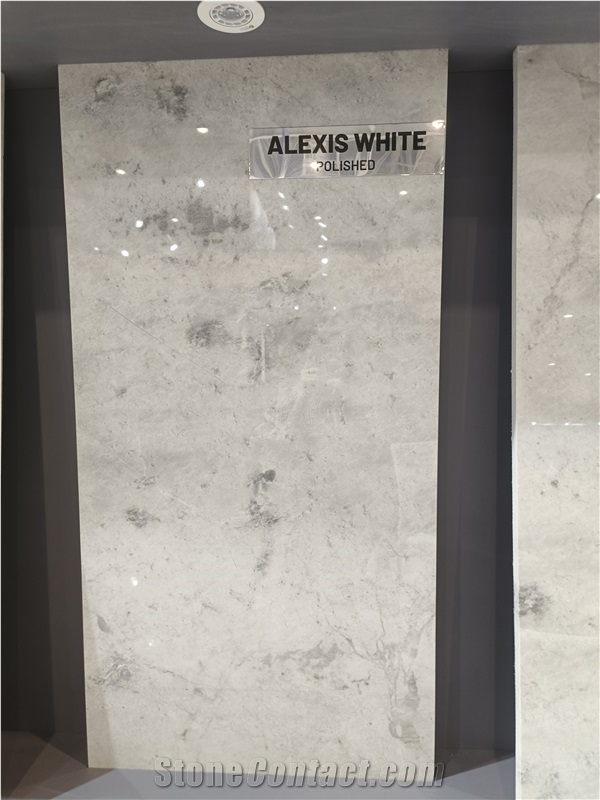 Alexis White Marble Slab