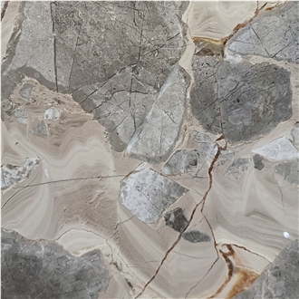Caramel Grey Marble Tile