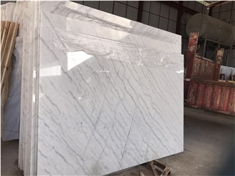 Carla White Marble Slab
