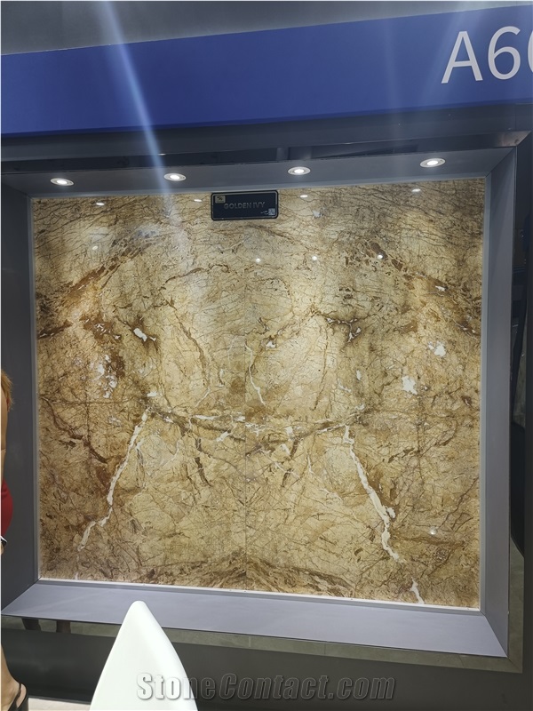 Golden Ivy Marble Slab