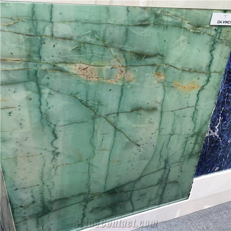 Green Da Vinci Quartzite Slab