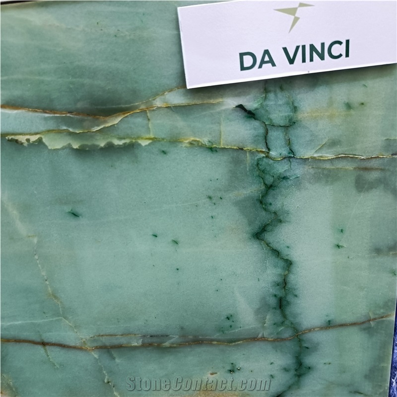 Green Da Vinci Quartzite Slab