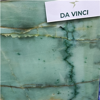 Green Da Vinci Quartzite Slab