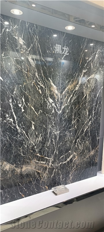 Karacabey Black Marble Slab