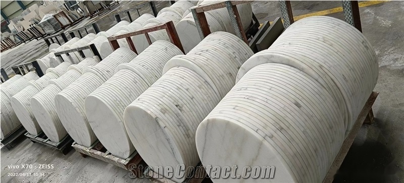 Kwong Sal White Marble Finished Product