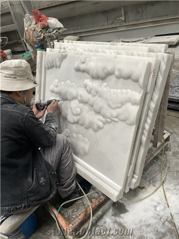 Kwong Sal White Marble Finished Product