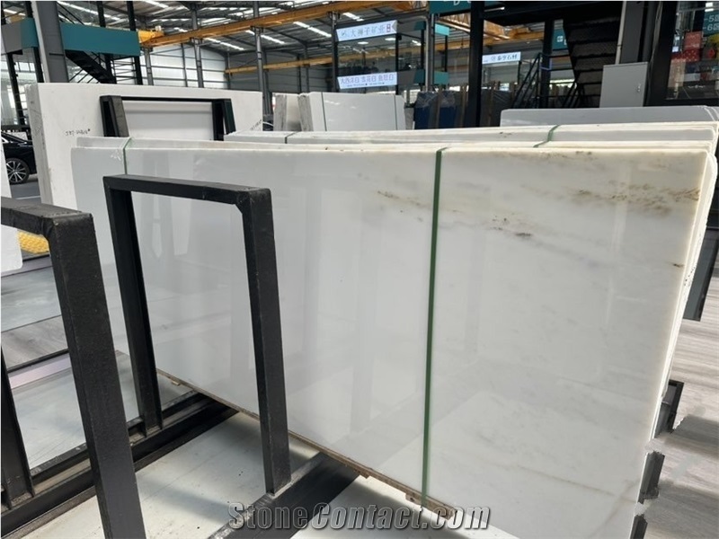 Lotus White Marble Slab