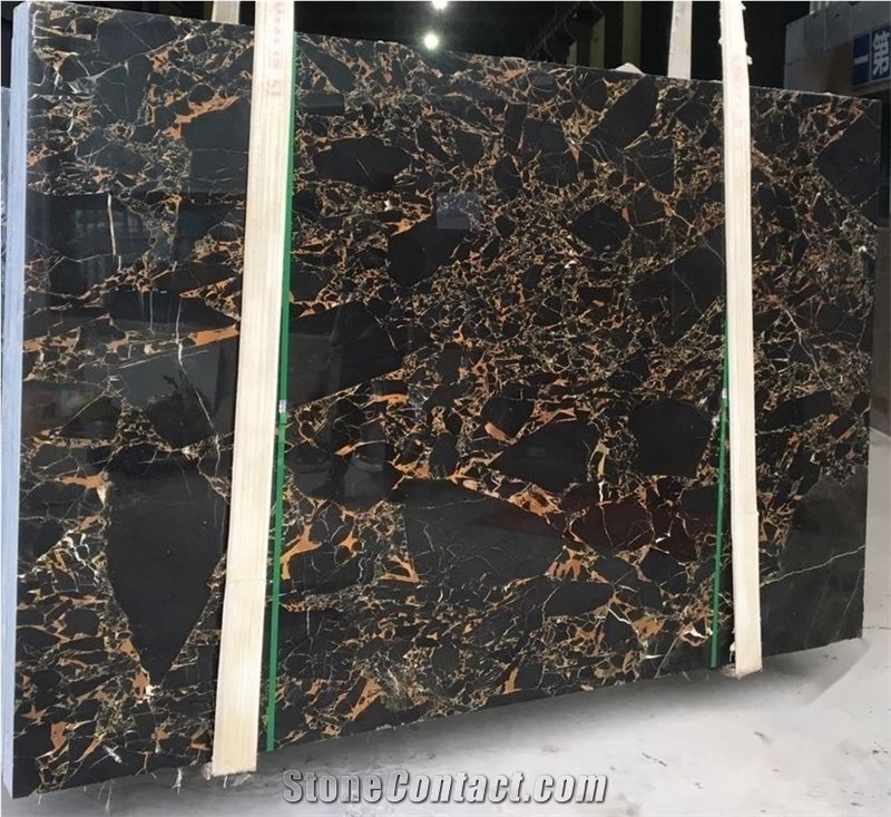 Nero Marfilia Marble Slab