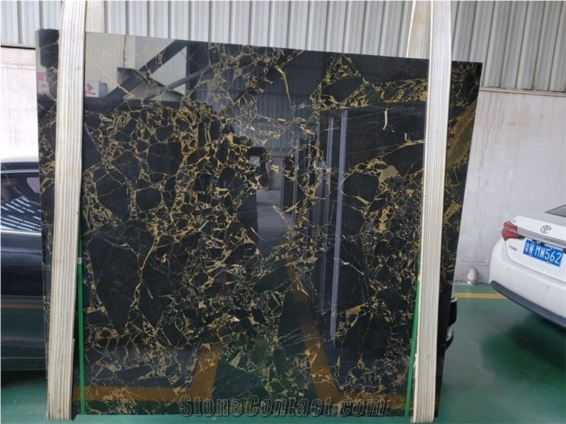 Nero Marfilia Marble Slab
