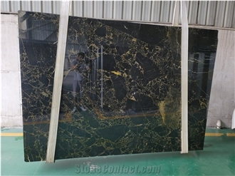 Nero Marfilia Marble Slab