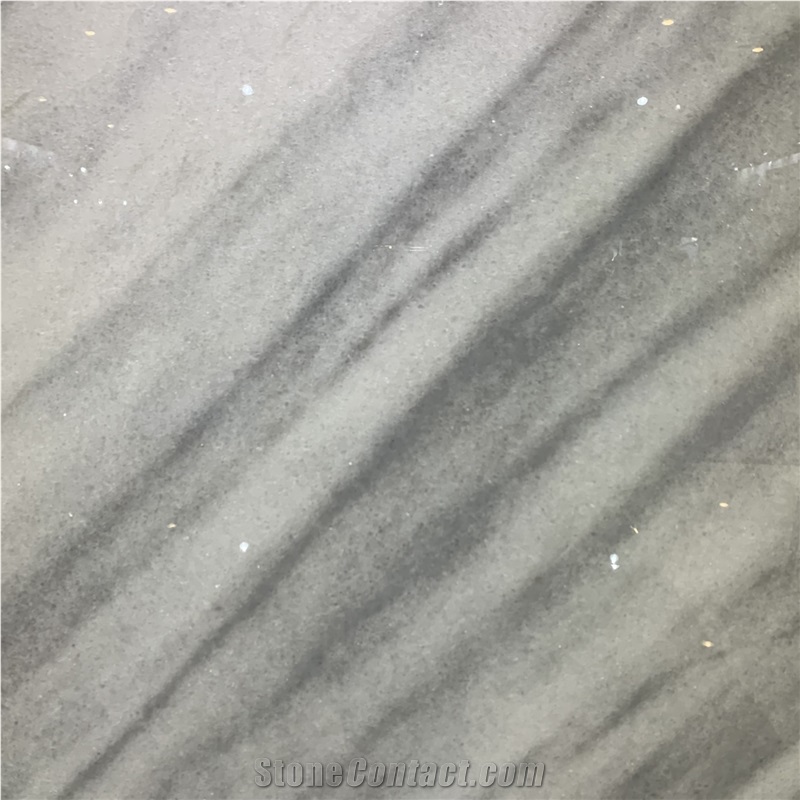 Nuvolato White Marble Tile