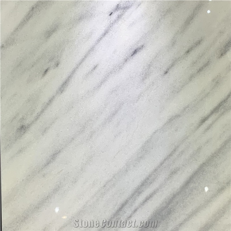 Nuvolato White Marble Tile