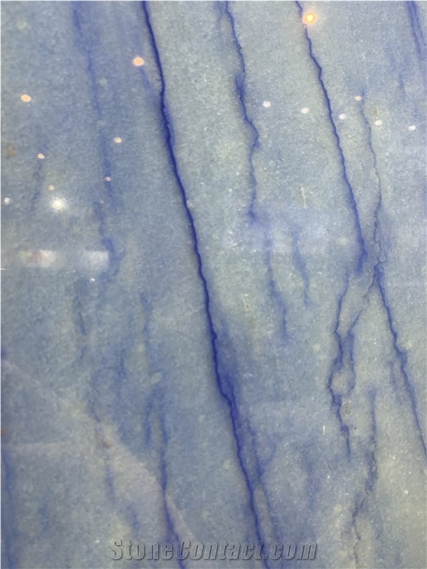 Royal Blue Macaubas Quartzite Slab