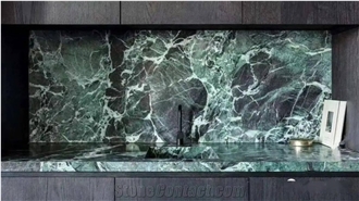 Verde Issogne Marble Finished Product