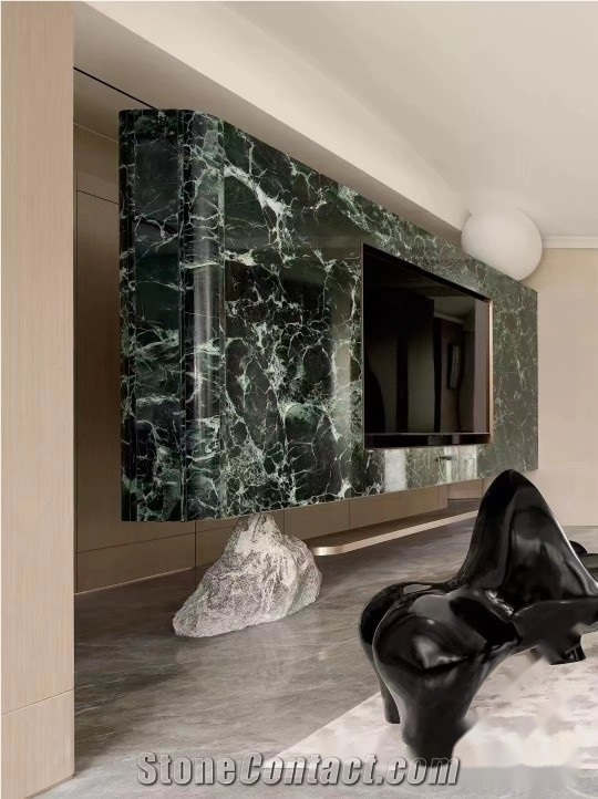 Verde Rameggiato Marble Finished Product
