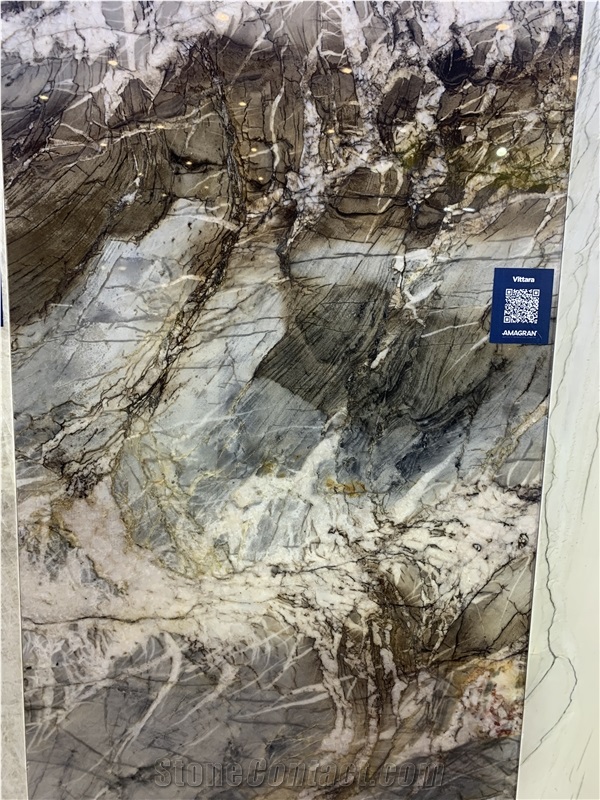 Vittara Cristallo Quartzite Slab
