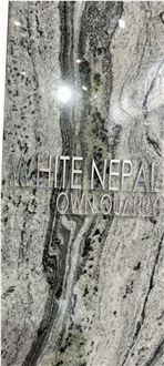 White Nepal Granite Slab