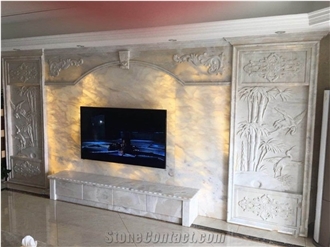 White Rhino Marble Finished Product