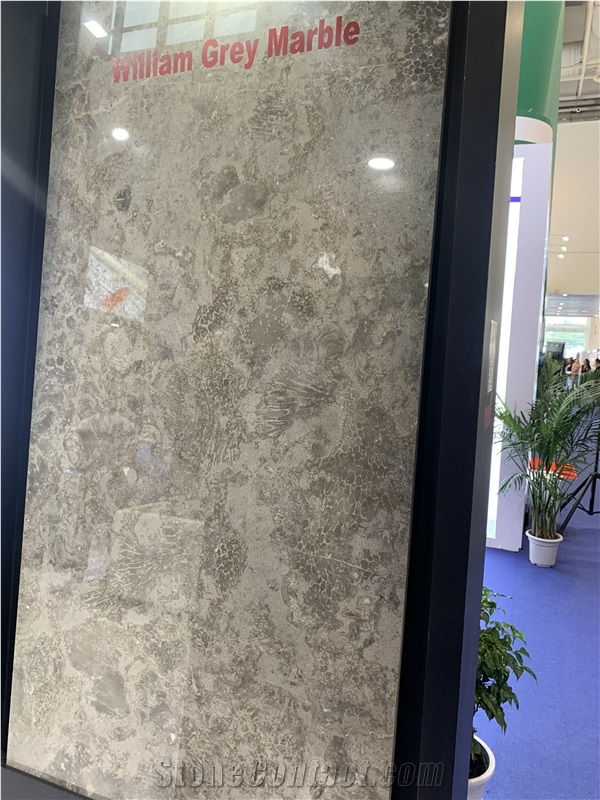 William Grey Marble Slab