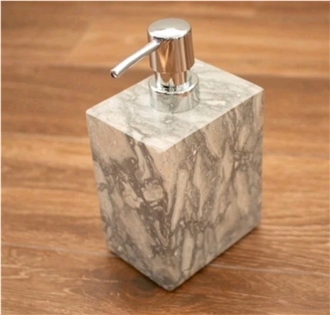 Stone Bathroom Set And Soap Dispenser