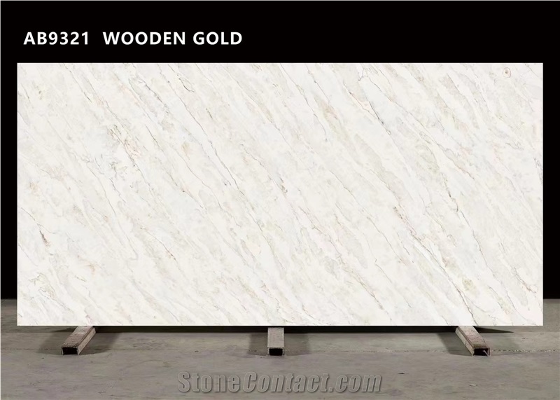 White Quartz Solid Surface Engineered Stone
