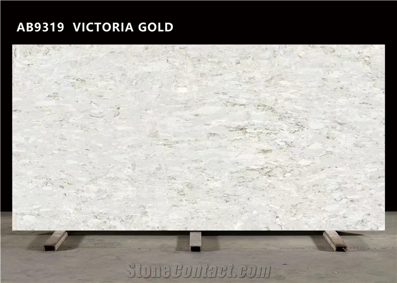 White Quartz Solid Surface Engineered Stone