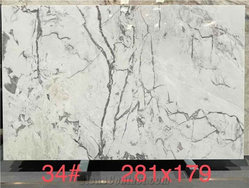 Dover White Marble Slabs