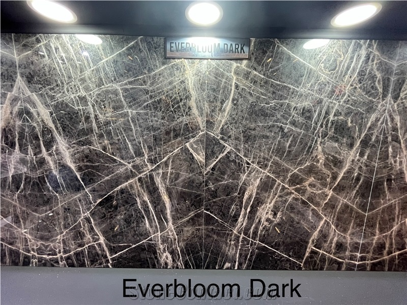 Everbloom Dark Marble Slabs