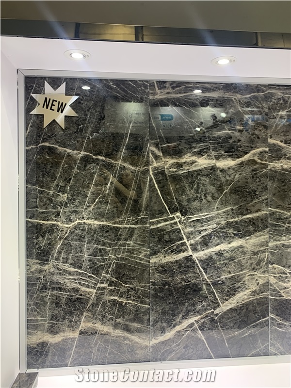Everbloom Dark Marble Slabs